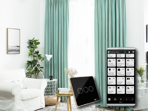 Tích hợp điều khiển rèm 